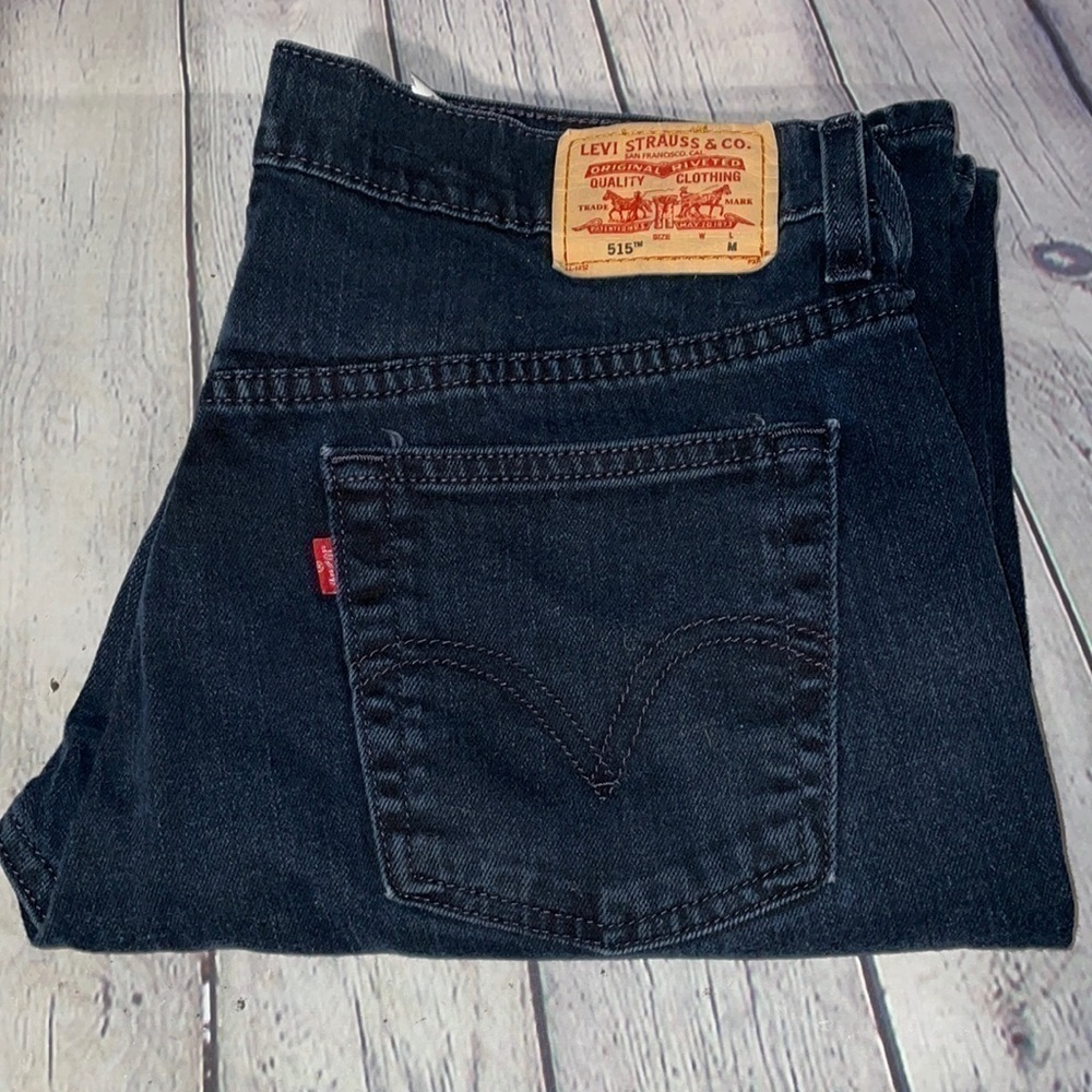 Levi’s nouveau boot cut stretch 515 jeans size 12, medium dark wash